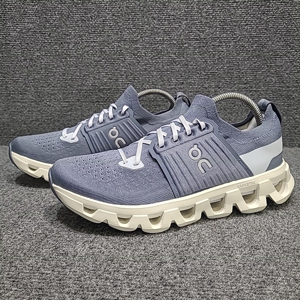 On Cloudswift 4 Womens 9.5 Metal Heather Blue Athletic Running Shoes
